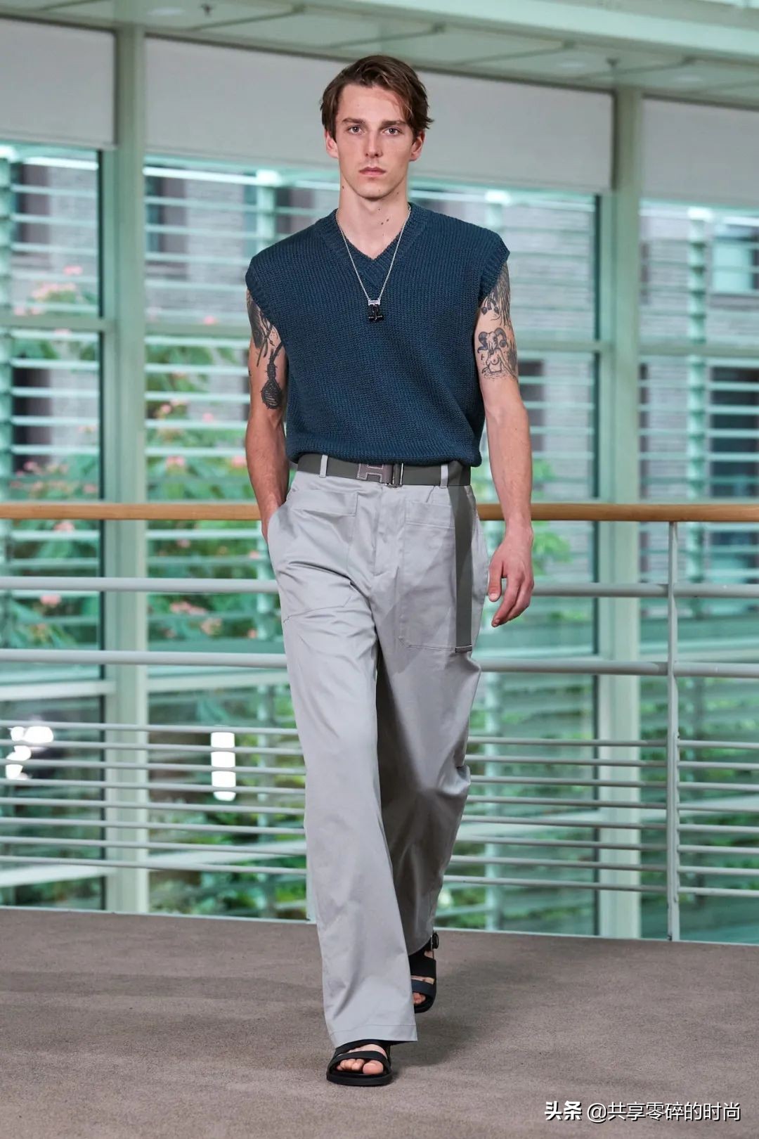 爱马仕秀场2022时装周,爱马仕2021男装