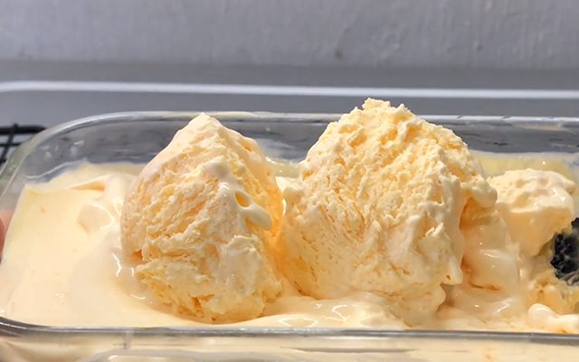 在家自制冰激凌奶油简易做法,奶油冰淇淋自制视频