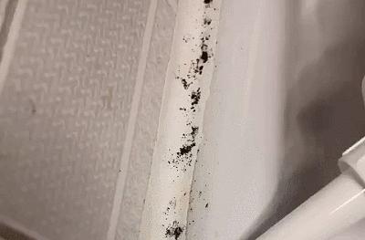 厨房水槽玻璃胶发霉怎样清洁,厨房水槽台下盆玻璃胶发霉