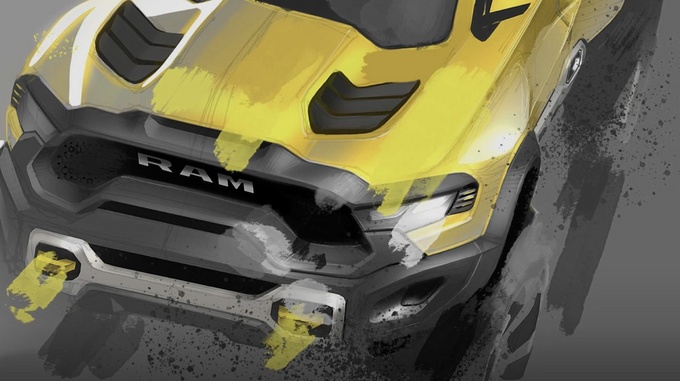 大皮卡道奇公羊和猛禽,道奇皮卡柴油越野视频