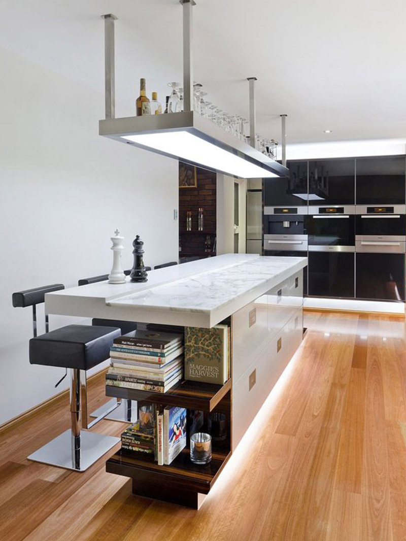 全屋吧台设计,极简风格家庭吧台设计