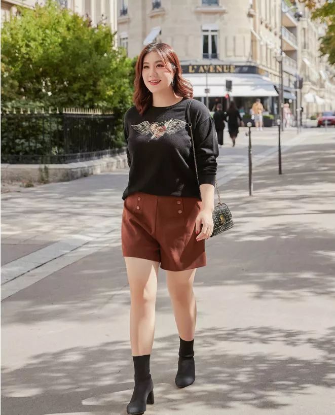 胖人穿毛衣怎么搭配显腿细,胖人穿好看的毛衣