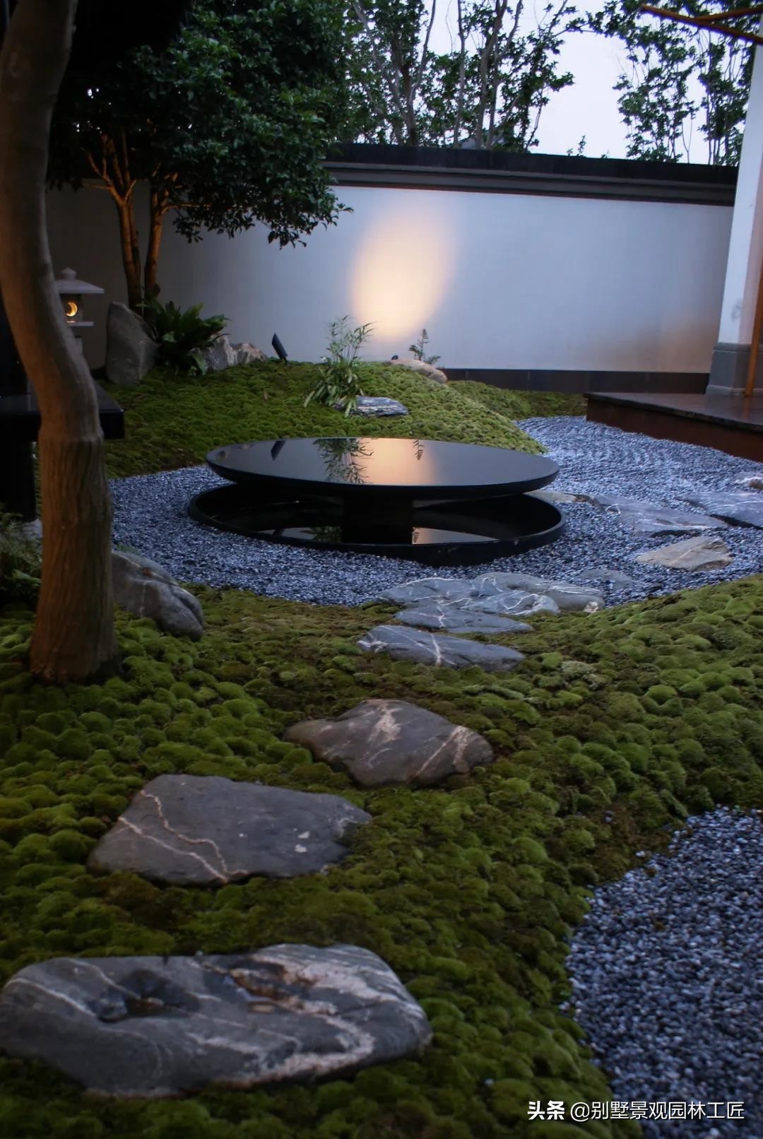 松江区禅意日式庭院设计,日式禅意园林小景观