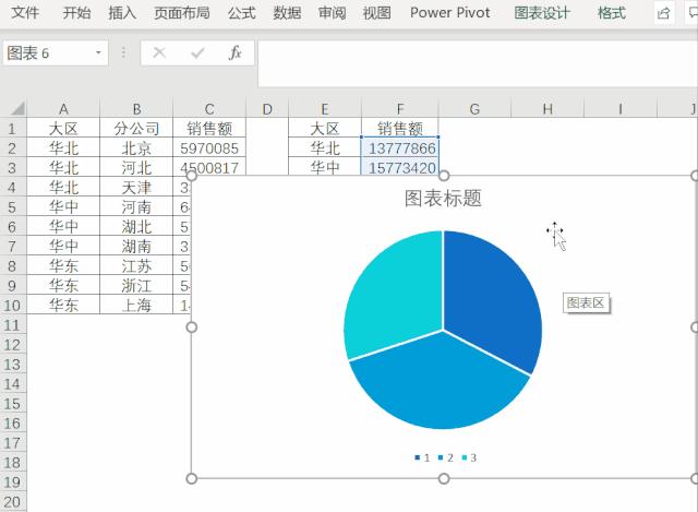 给表格插入一个饼图图表,excel推荐的双层饼图