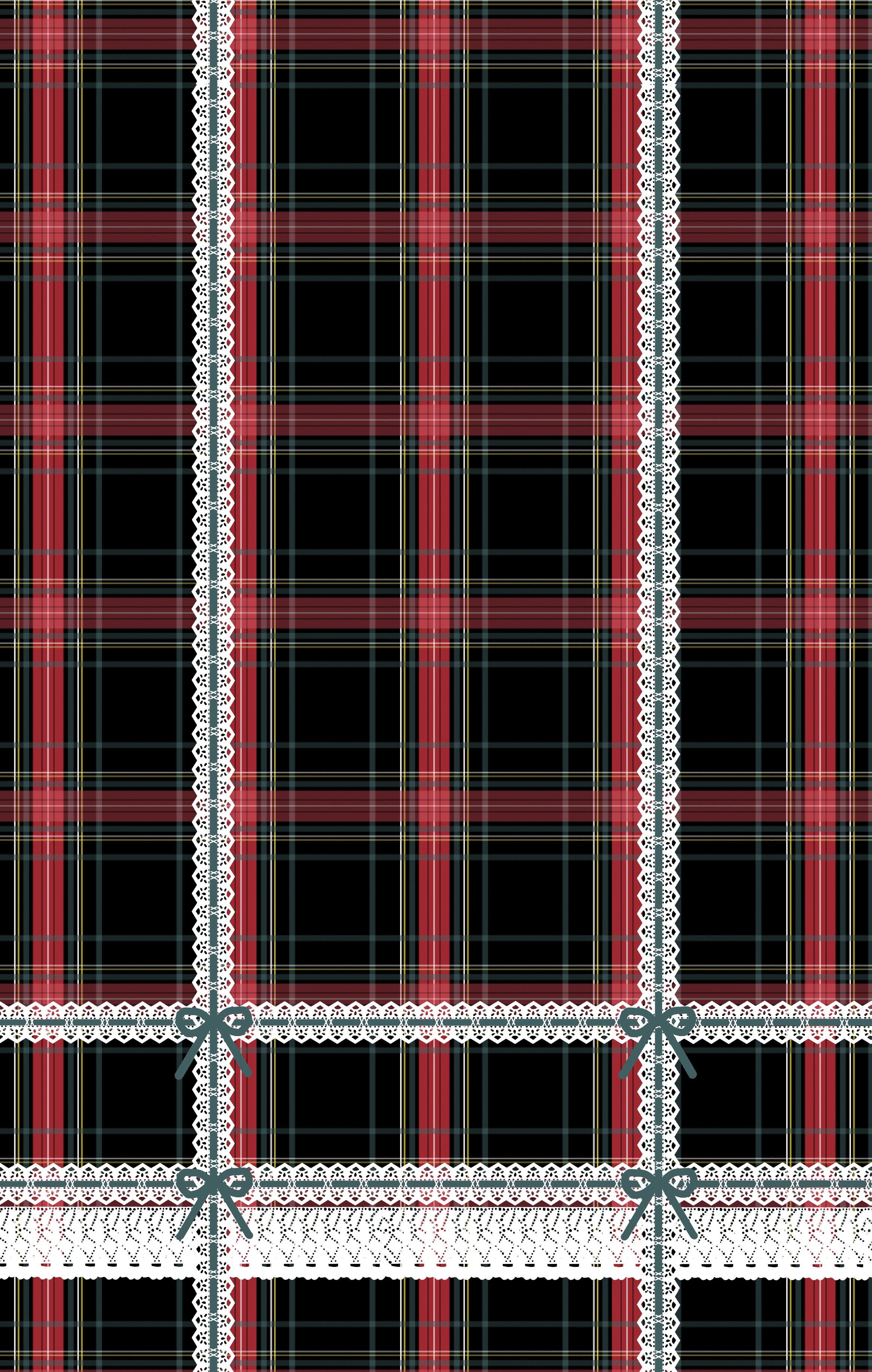 格子babydollBBDbaby定番lolita手机壁纸