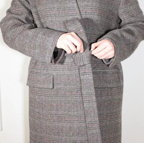 大衣腰带显瘦,大衣腰带的7种系法简单