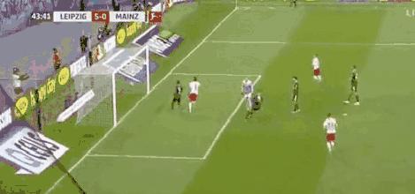 维尔纳失绝佳破门良机,维尔纳5轮进球集锦