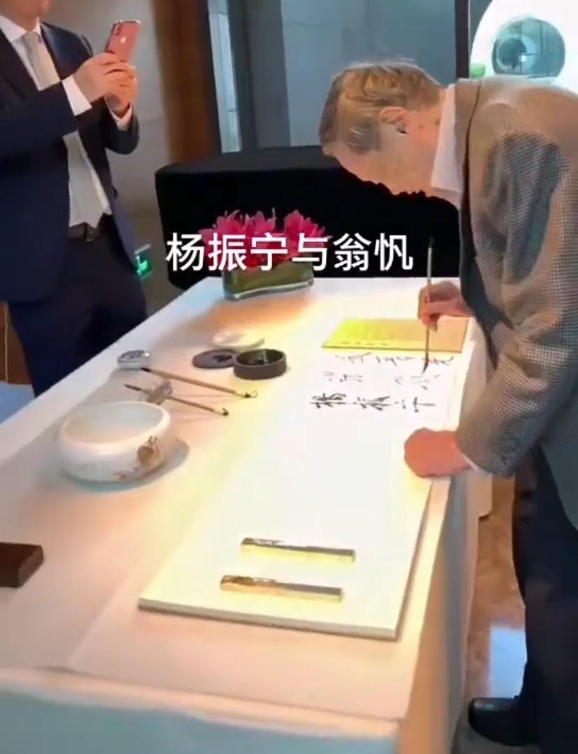 杨振宁与翁帆参加画展,和杨振宁结婚后翁帆的事业状况