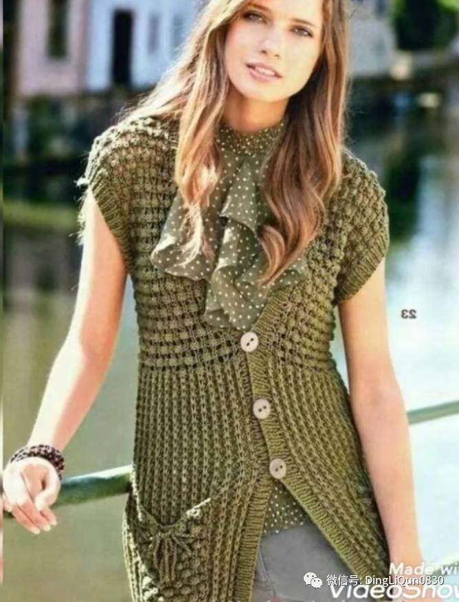 复古秋冬针织开衫怎么搭配中款,针织背心开衫女款秋冬
