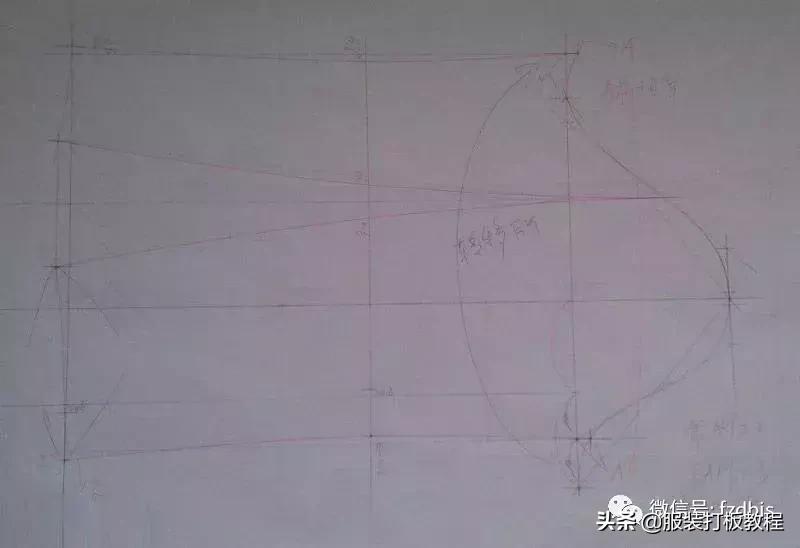 一片袖变两片袖子画法详解纸样,服装各种袖型打版方法