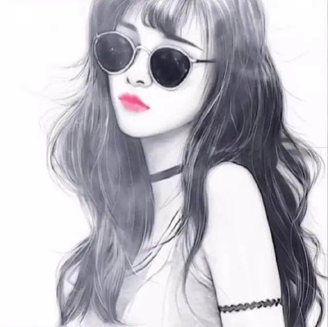 让人眼前一亮的黑白头像,拿图吱一声照片