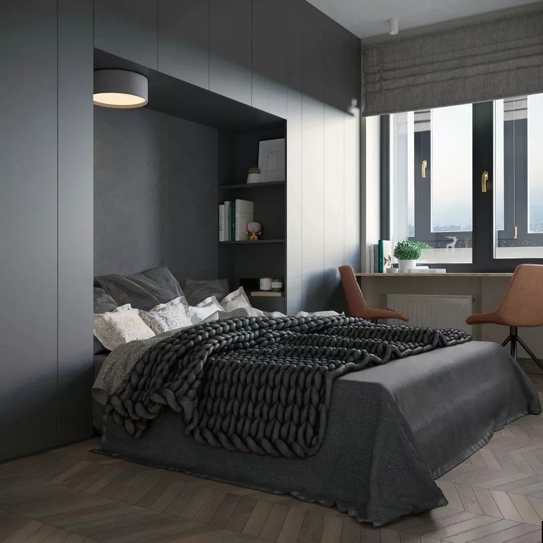 房子都是自己设计的,房子再小也要尝试一下法式风