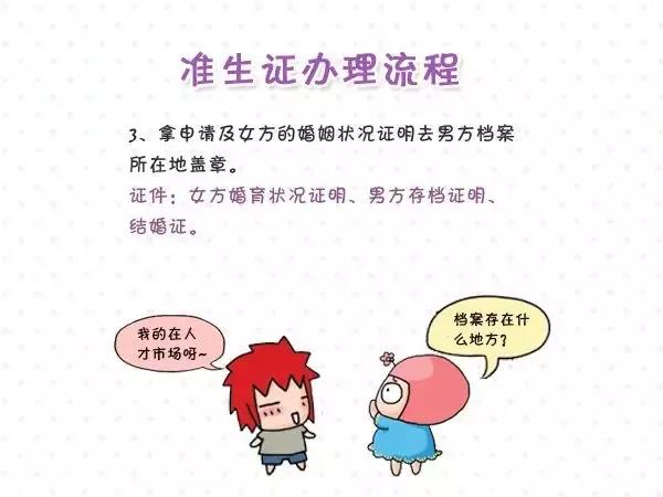 准生证办理流程解密