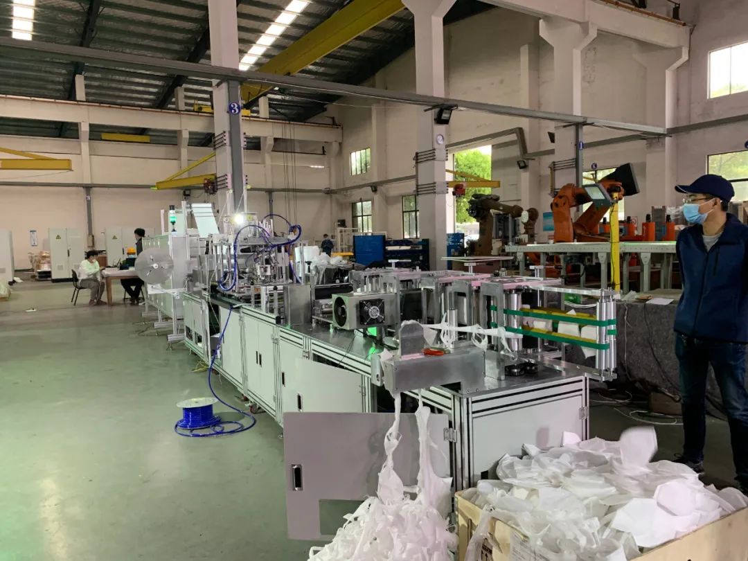国内首条防新冠口罩生产线,助力疫情防控企业