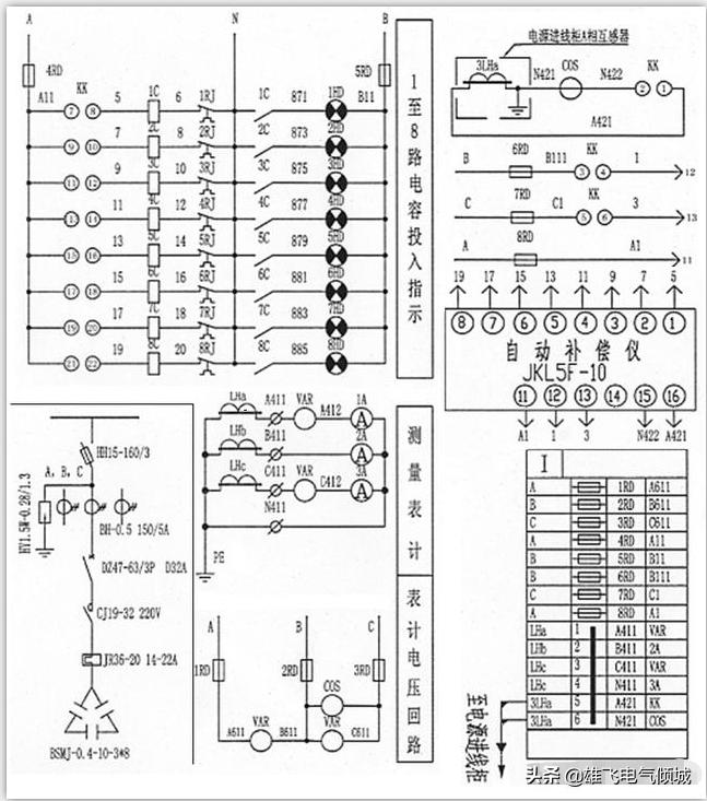 老电工手把手教你学电工？低压电容柜看完就懂？