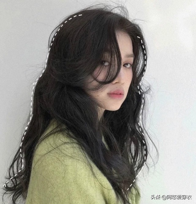 烫内扣发型图片长发,烫内扣短发造型