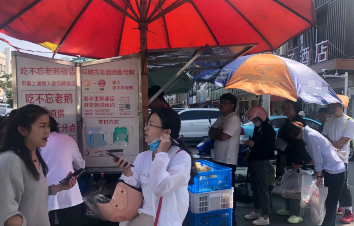 扬州老鹅摆摊需要什么,扬州老鹅摊位