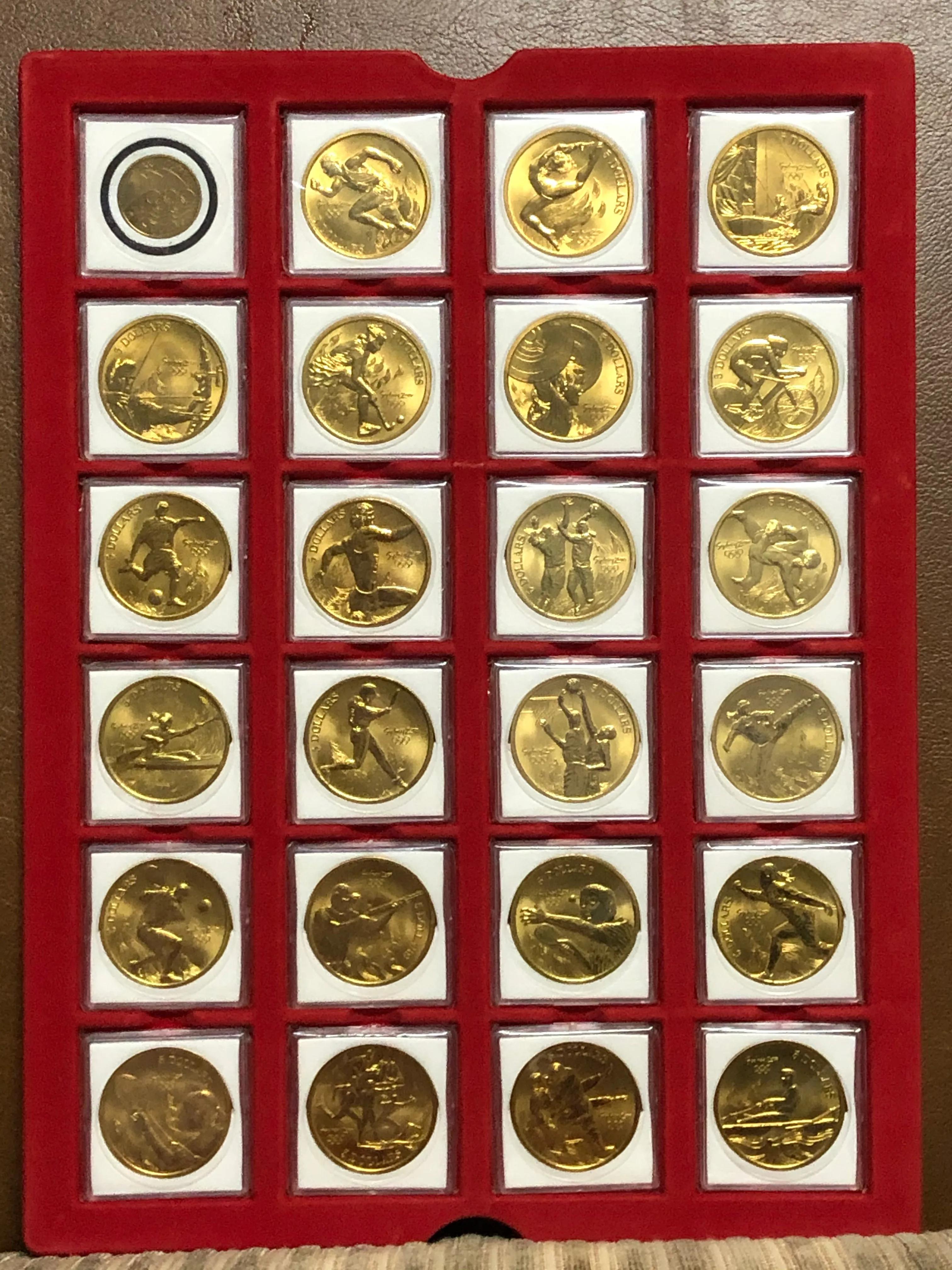 历届夏季奥运会吉祥物纪念币,冬奥会纪念币最新价格