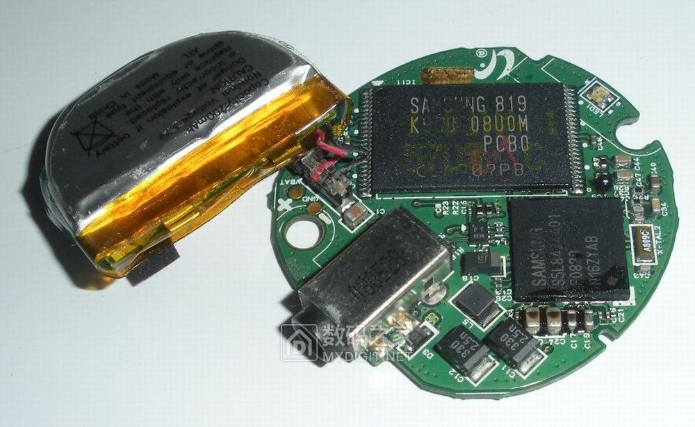 拆修三星音乐魔法石MP3*放播**器YP-S2附数据充电线制作方法