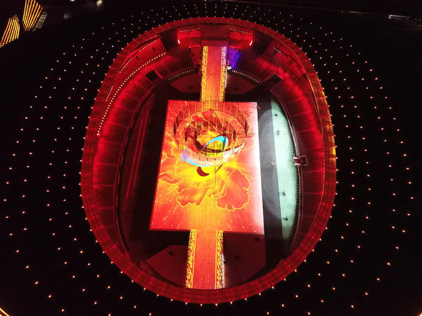 百花齐放迎盛世华夏崛起在今朝,花团锦簇万众瞩目