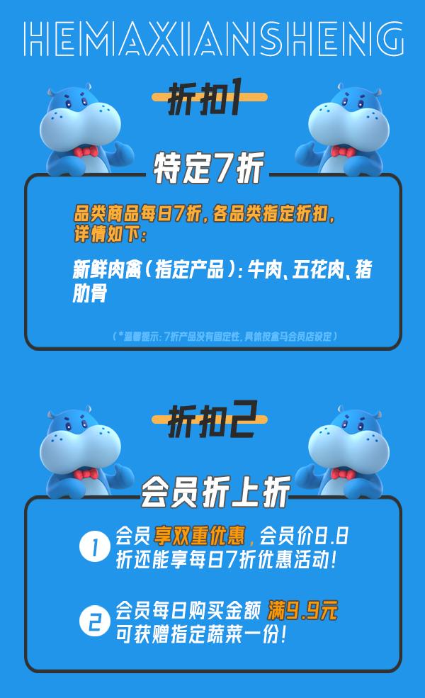 盒马特价商品还打88折吗,盒马9折