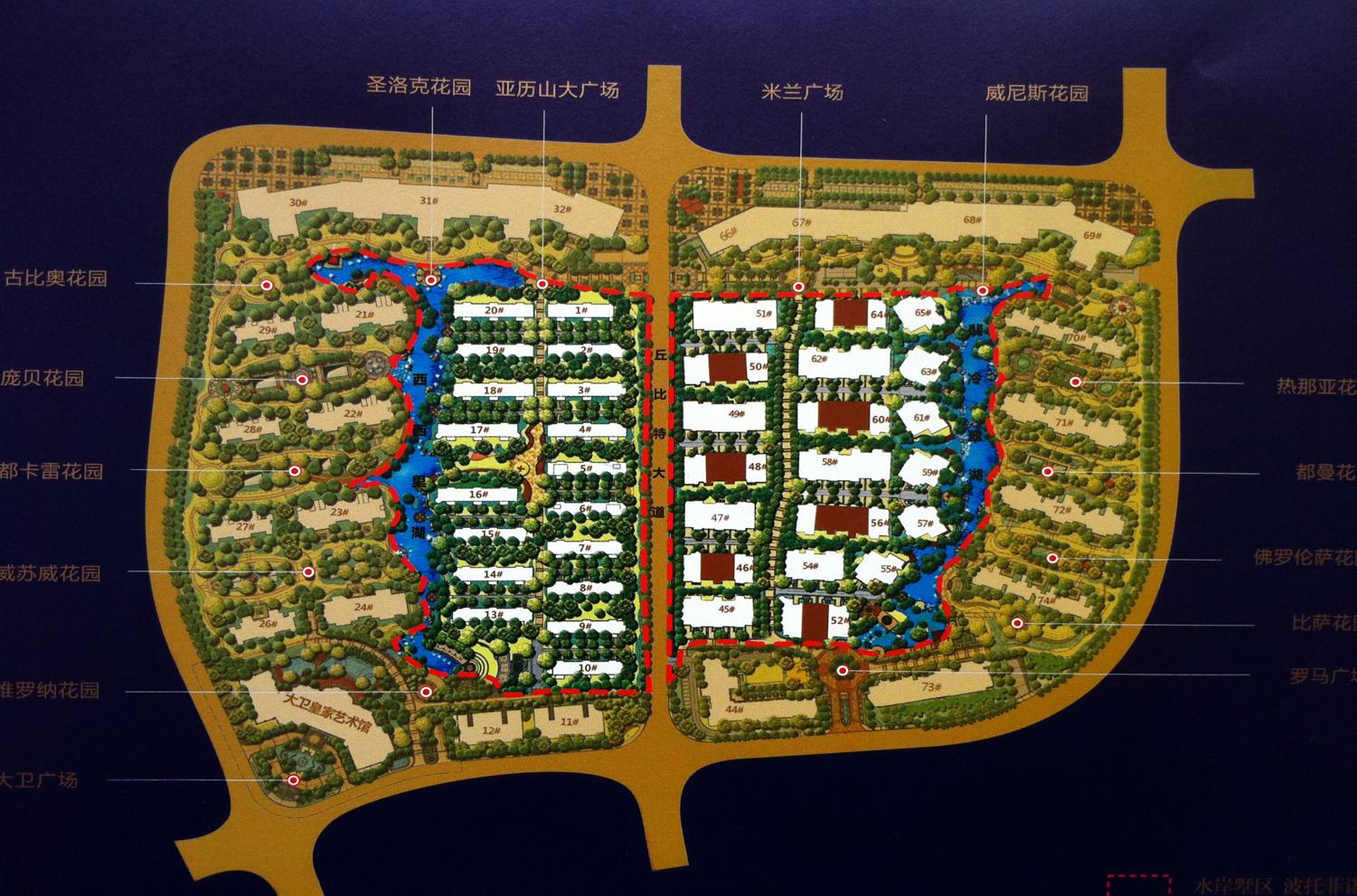 浦上万达板块小区解析,浦上万达