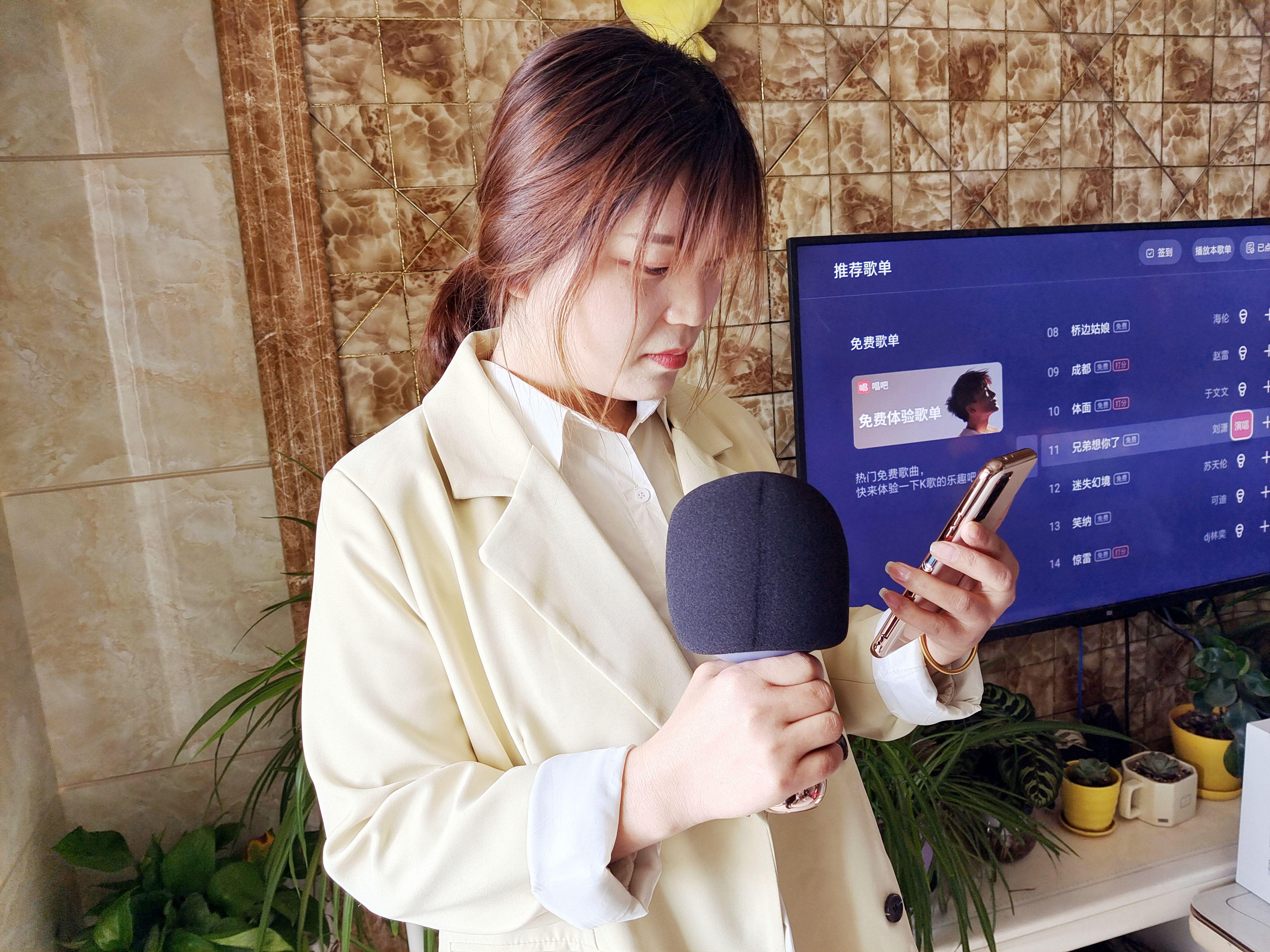 k歌麦克风大屏版,唱吧家庭ktv麦克风p60