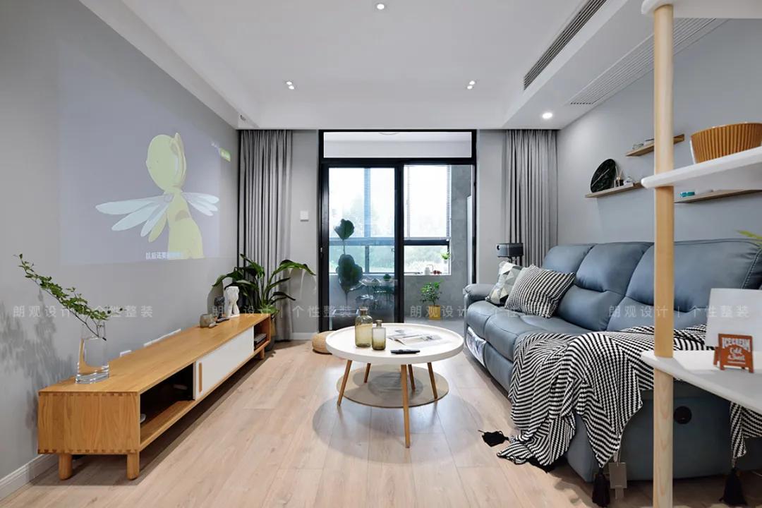 95平北欧风格感受幸福的味道,95平轻奢北欧风格