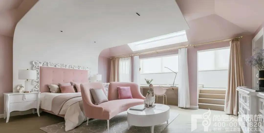 家居使用浪漫马卡龙色带，私享别墅另一种生活