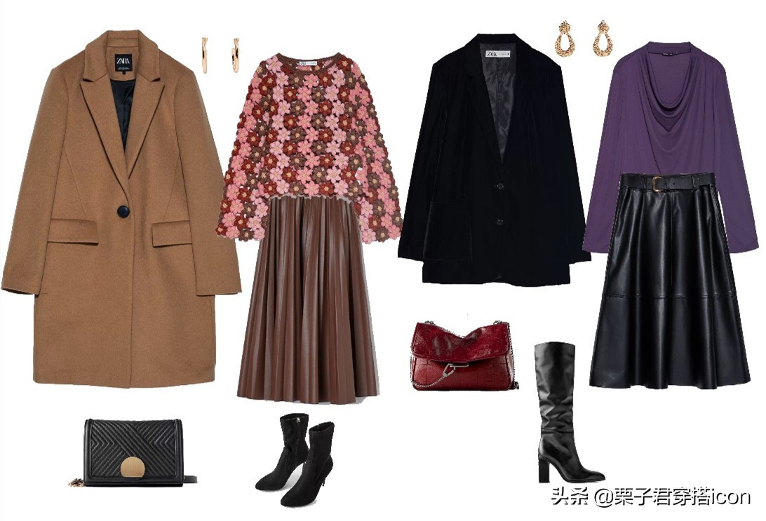 穿搭高级感超模,早春推荐很飒的皮衣穿搭