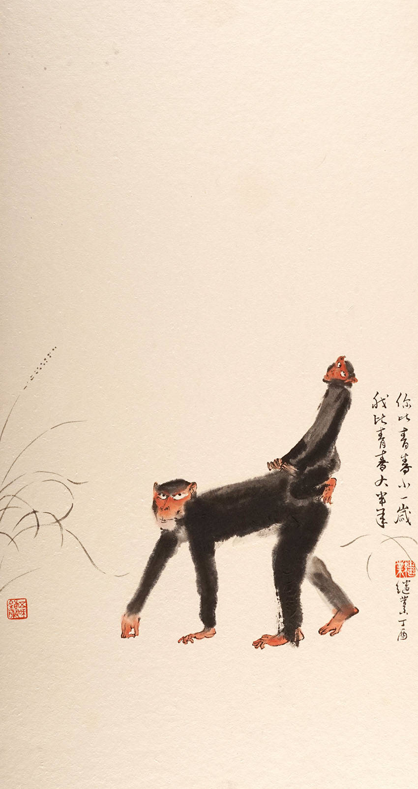 他画的猴子都是来搞笑的吗？让人看得停不下来