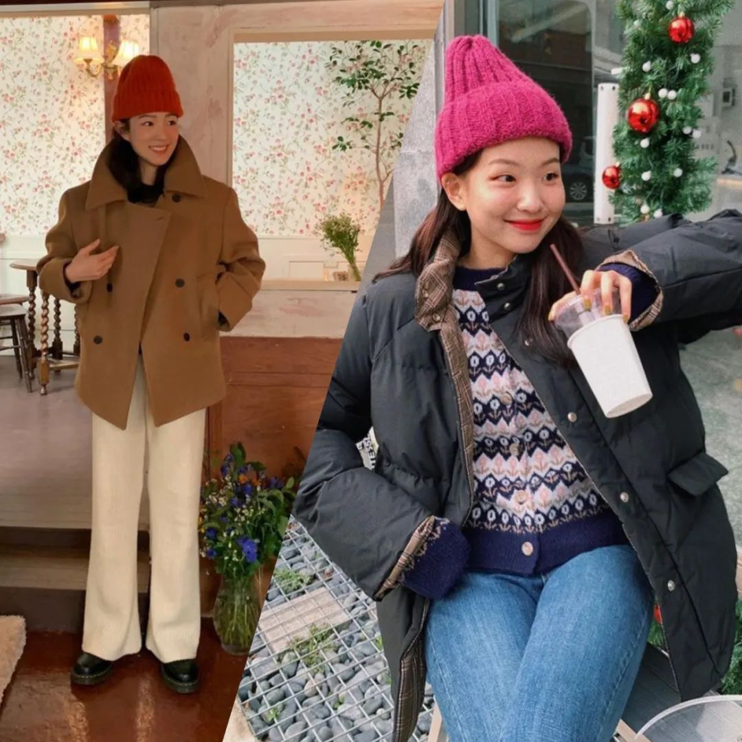 秋冬韩版小熊保暖帽,超级暖和可爱的小熊帽