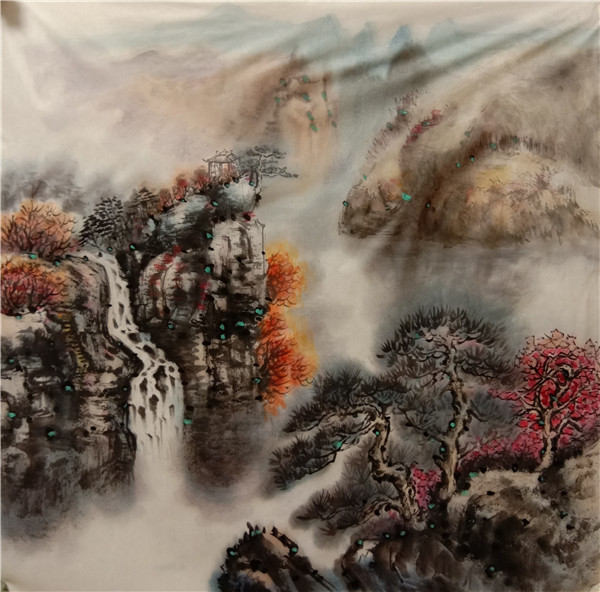 画家王占海花鸟作品欣赏,画家李海泉花鸟画作品欣赏