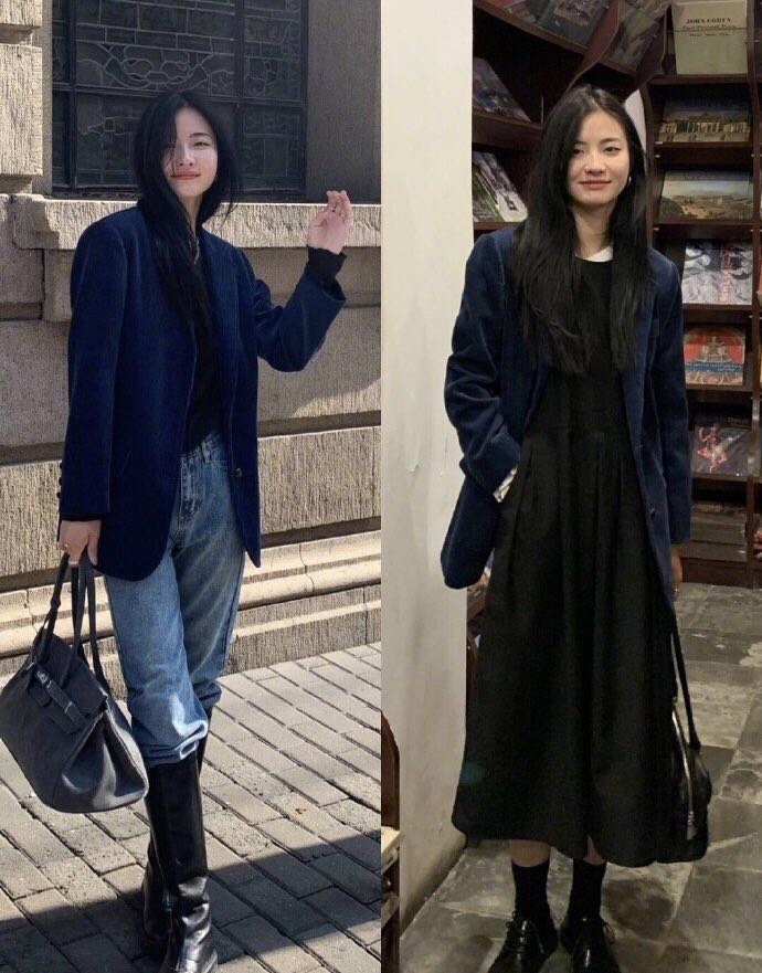 休闲阔腿裤上衣套装显瘦显腿长,时尚条纹长裤显高显瘦又时髦