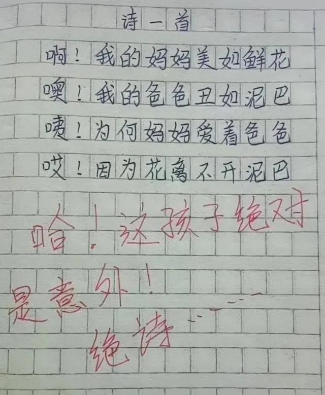 小学生作文笑翻网友,怀孕作文火了