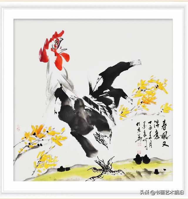 墨豪画鸡写意图,墨豪画鸡的价格