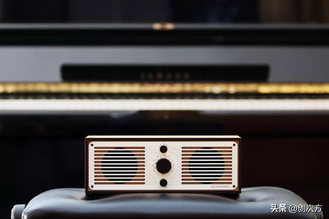 蓝牙音箱迷你黑胶音响,创新便携蓝牙音箱