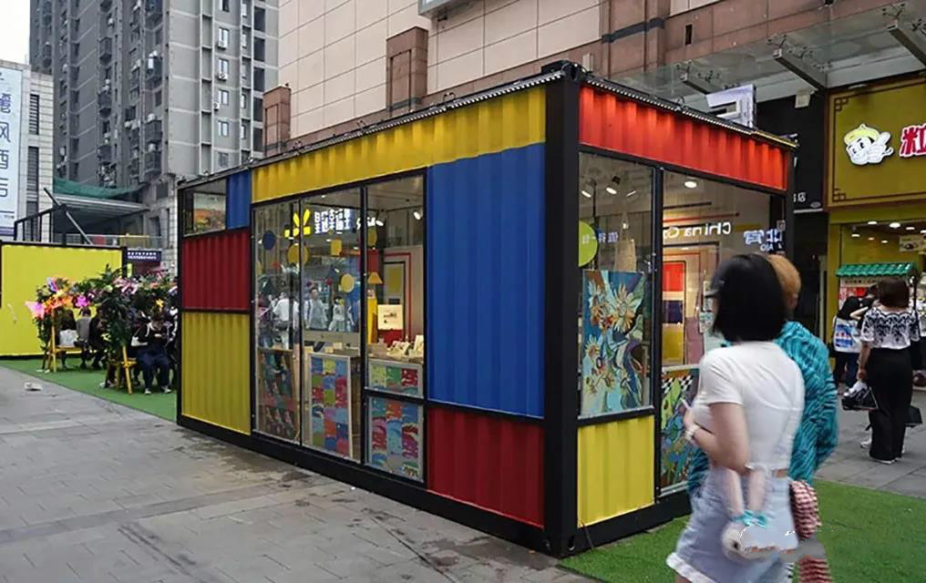 武汉集装箱网红商业街,武汉汉阳集装箱街区