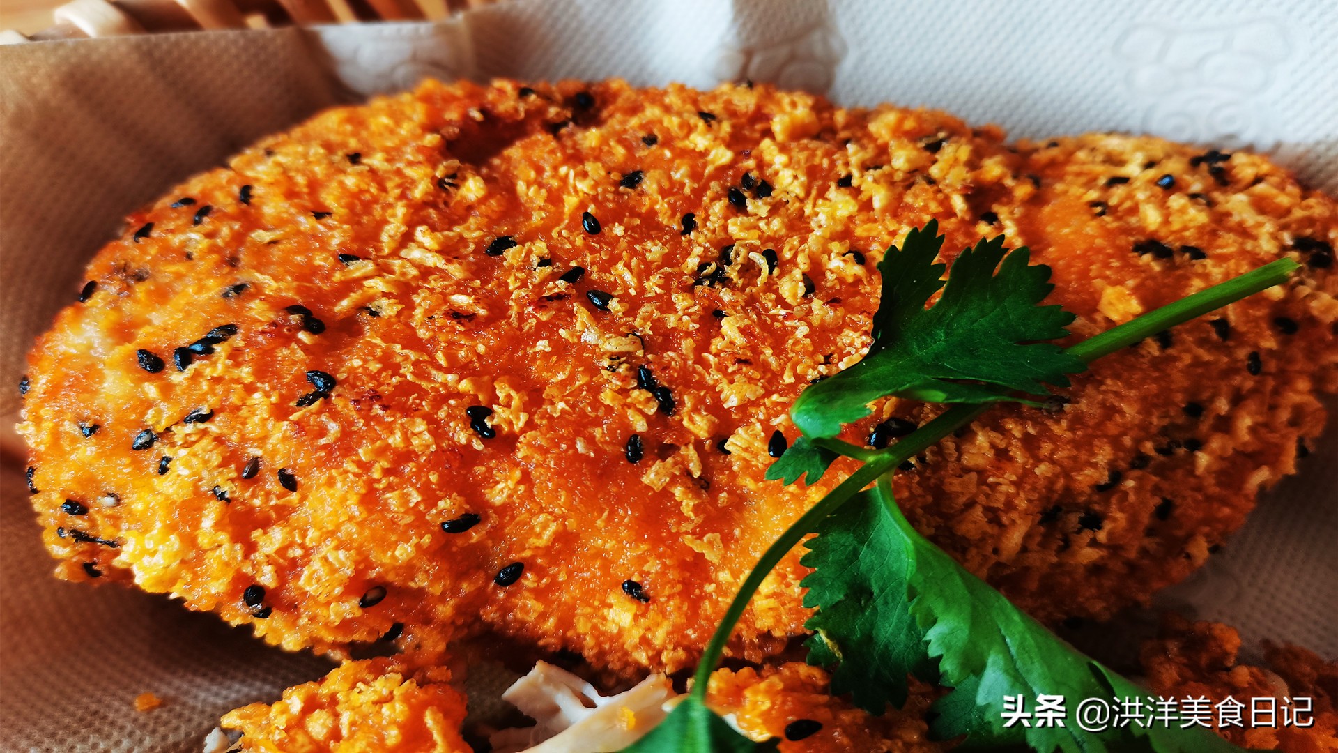 30秒教你制作爆浆鸡排,低成本自制炸鸡排