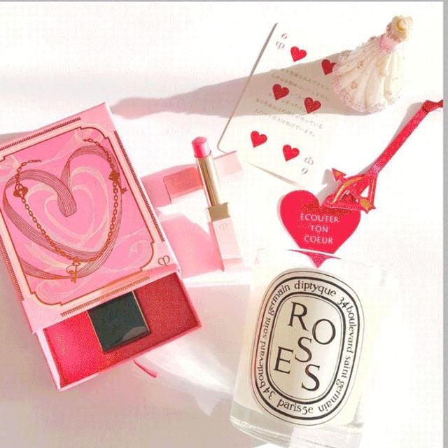 兰蔻黑桃红心丝绒限定,兰蔻情人节限定礼盒口红丝绒