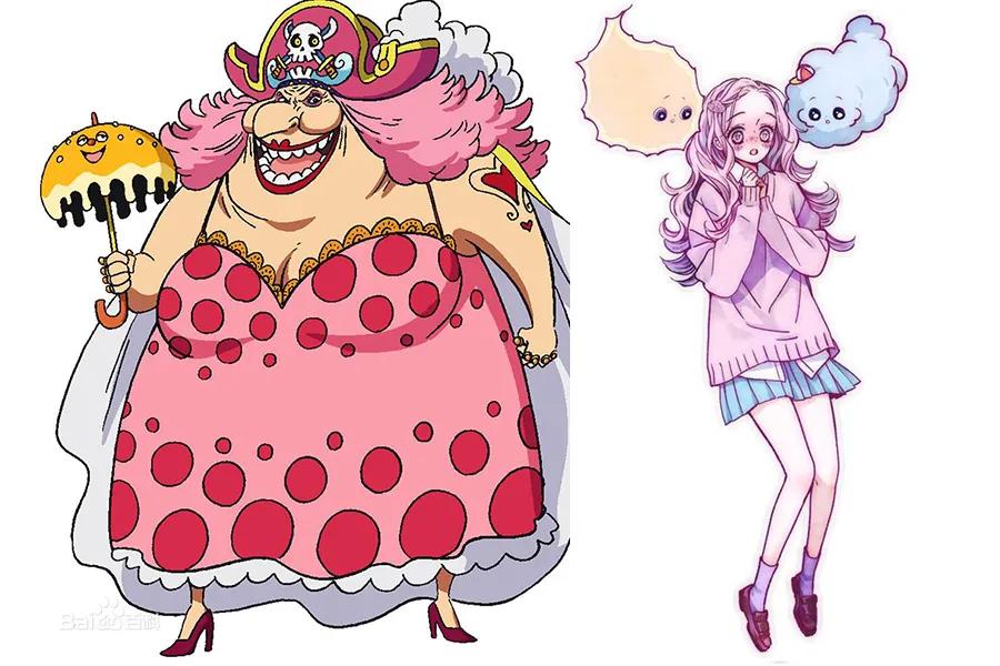 海贼王路飞女帝插画,海贼王p图素材路飞女帝