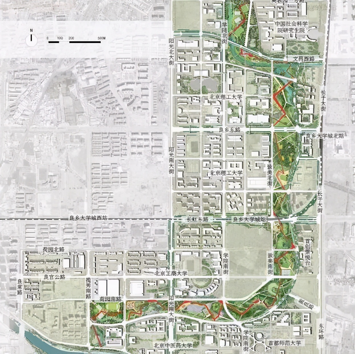 良乡大学城为房山带来四大优势，这里的房子居住投资两相宜