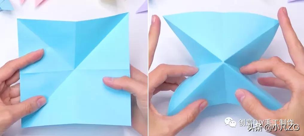 一张纸折精美花蝴蝶教程,会飞纸蝴蝶折法慢教程