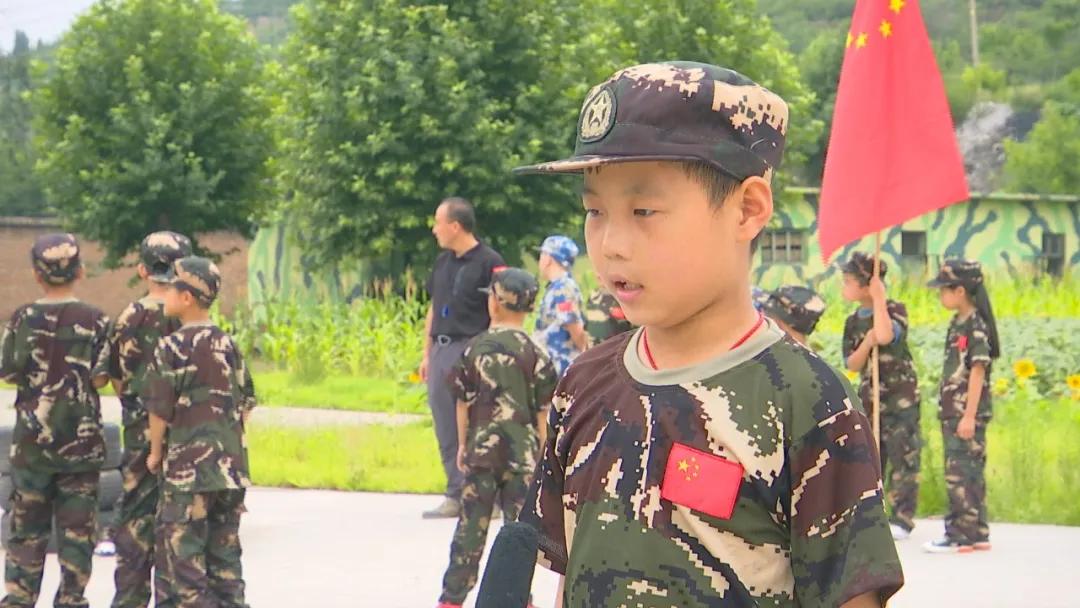 韩城苏山营地过暑假：我“当兵”我快乐我成长（图）