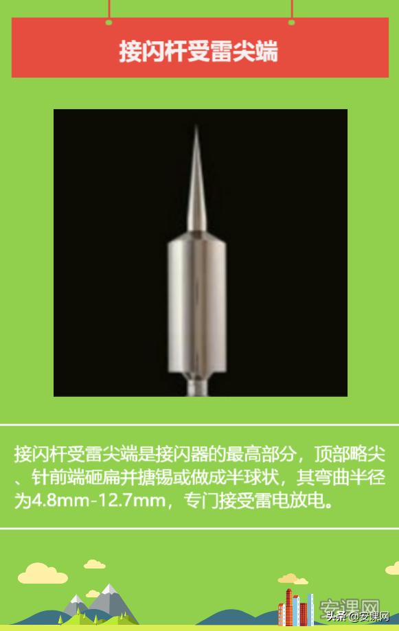 接闪器是每一层都有吗,接闪器接闪杆的介绍