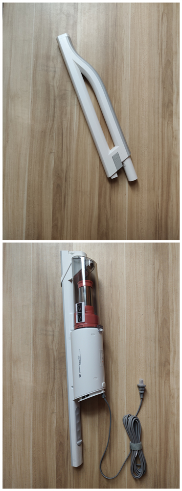 老表买了个小米有品上299的：德尔玛环吸背式吸尘器