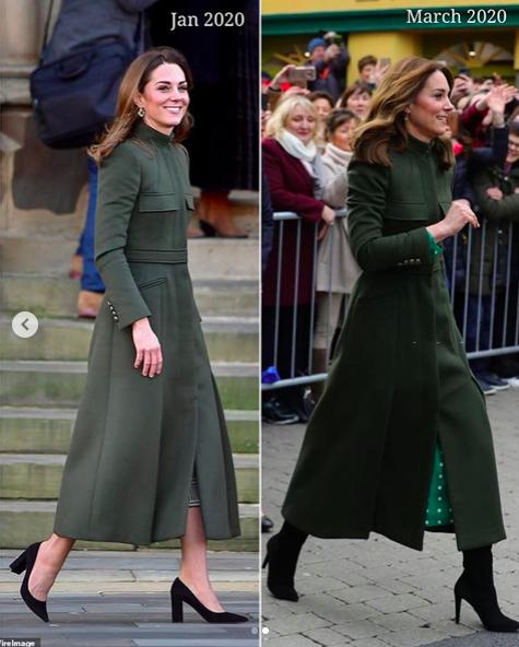 英国王妃凯特与戴安娜,英国凯特王妃状态对比