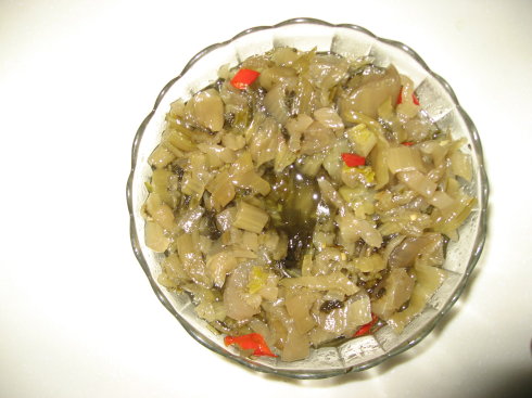 安徽芜湖臭菜蒸豆腐,臭菜烧豆腐