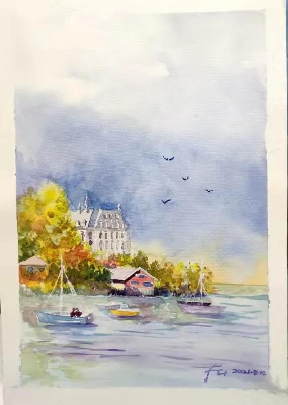 画吧画友作品欣赏,幸福原创画作品