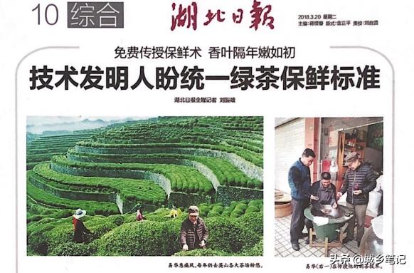 茶叶增值一招鲜——记湖北省英山县茶叶保鲜贮藏技术发明者易华